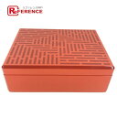 HERMES エルメス ウォッチケース ファセット Hデダルジュエリー&時計ケース アクセサリー インテリア 小物入れ ウッド ユニセックス オレンジ 【中古】
