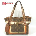 LOUIS VUITTON ルイヴィトン M56386 モノグラム ティセ サック レイユールPM カバン トートバッグ 肩掛け ショルダーバッグ コーティング...