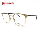 Saint Laurent サンローラン SL223 アイウェア 伊達メガネ 眼鏡 メタル /プラスチック メンズ ゴールド 新品同様 【中古】