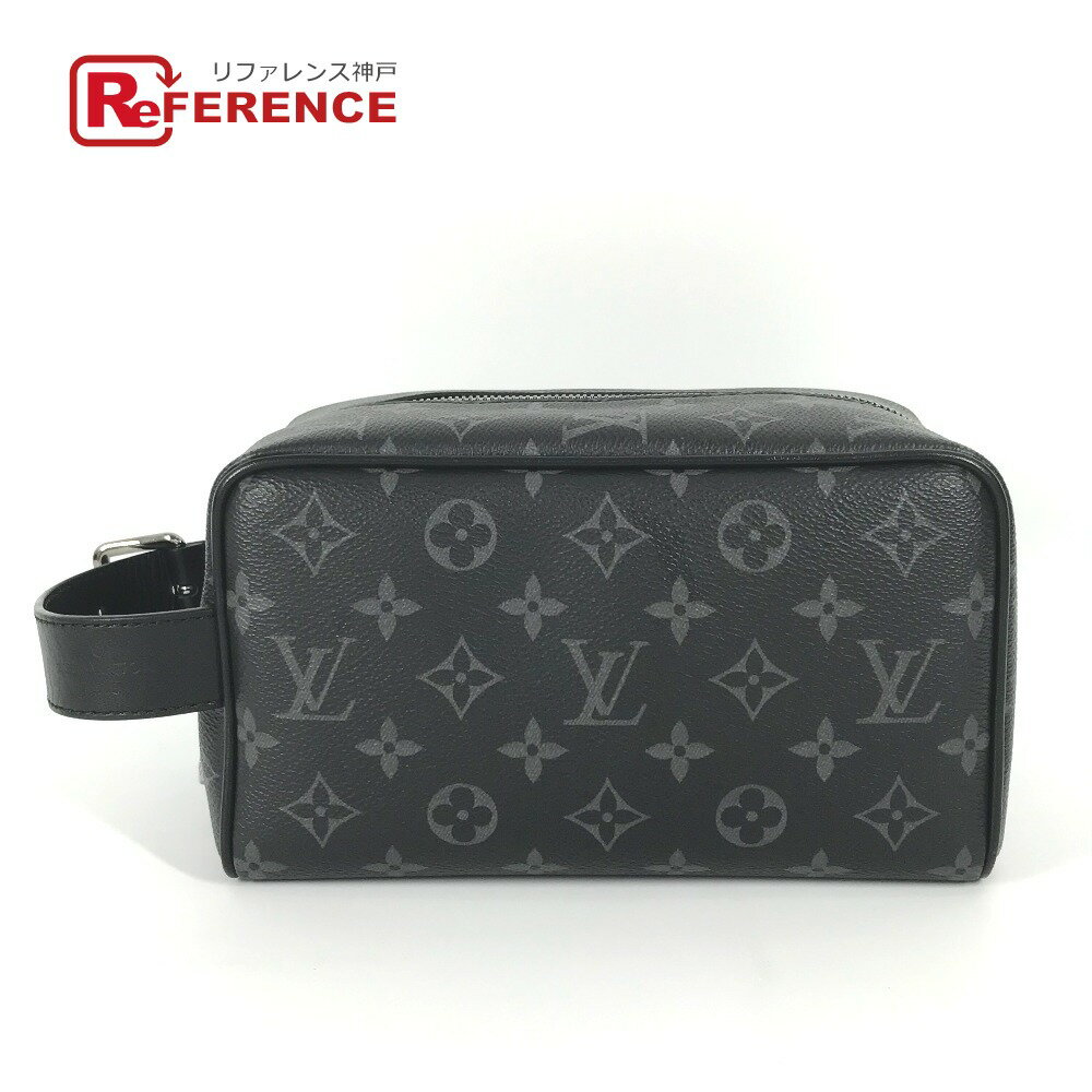 LOUIS VUITTON ルイヴィトン M83113 モノグラムエクリプス ロッカー ドップ・キット カバン セカンドバッグ ポーチ クラッチバッグ モノグラムエクリプスキャンバス ユニセックス ブラック 未使用 【中古】のサムネイル