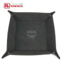 MCM エムシーエム ヴィセトス ロゴ トレイ トレー ジュエリートレイ アクセサリー 小物入れ レザー ユニセックス ブラウン 【中古】