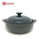 IHサーマテック 土鍋 ブラック 9号 土鍋 鍋 調理器具 セラミック /陶器 ユニセックス ブルー 【中古】