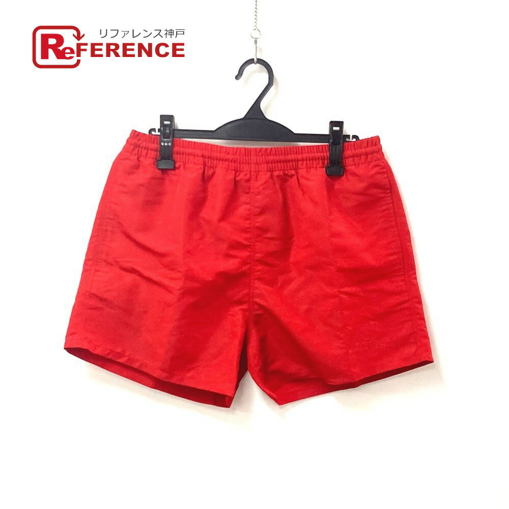 BALENCIAGA バレンシアガ 657033 ショーツ ボトムス ズボン ロゴ スイムウエア スィムウエア メンズ水着 水着 ポリエステル メンズ レッド ...