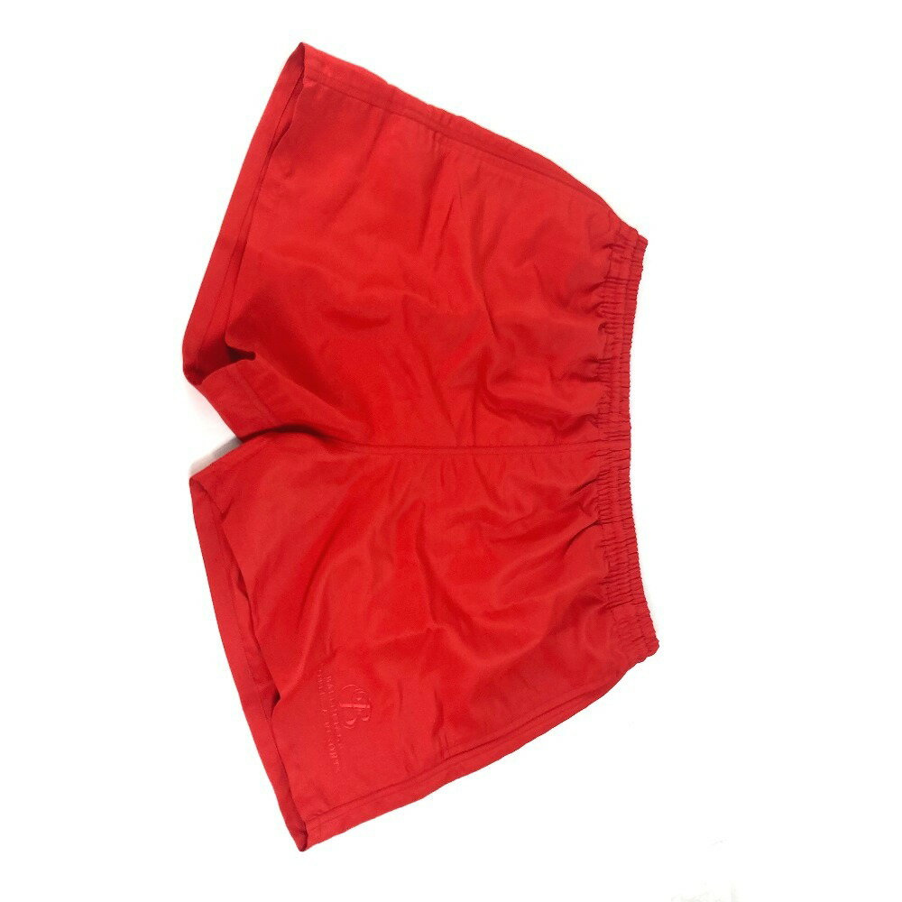 BALENCIAGA バレンシアガ 657033 ショーツ ボトムス ズボン ロゴ スイムウエア スィムウエア メンズ水着 水着 ポリエステル メンズ レッド 未使用 【中古】