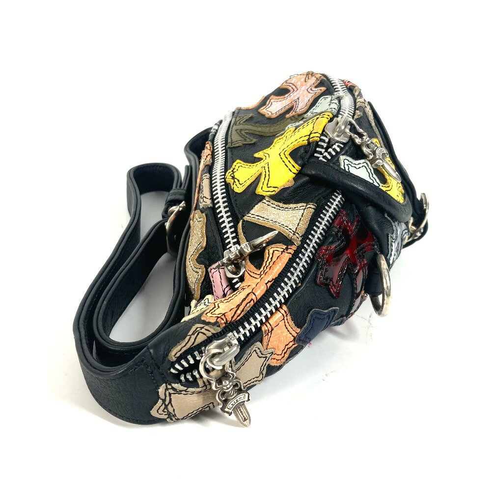 CHROME HEARTS ������ϡ��� �ޥ���������ѥå� SNAT PACK MINI ���ʥåȥѥå��ߥ� ���Х� ���������Хå� ������ �ܥǥ��Хå� �쥶�� ��˥��å��� �֥�å� ����š�