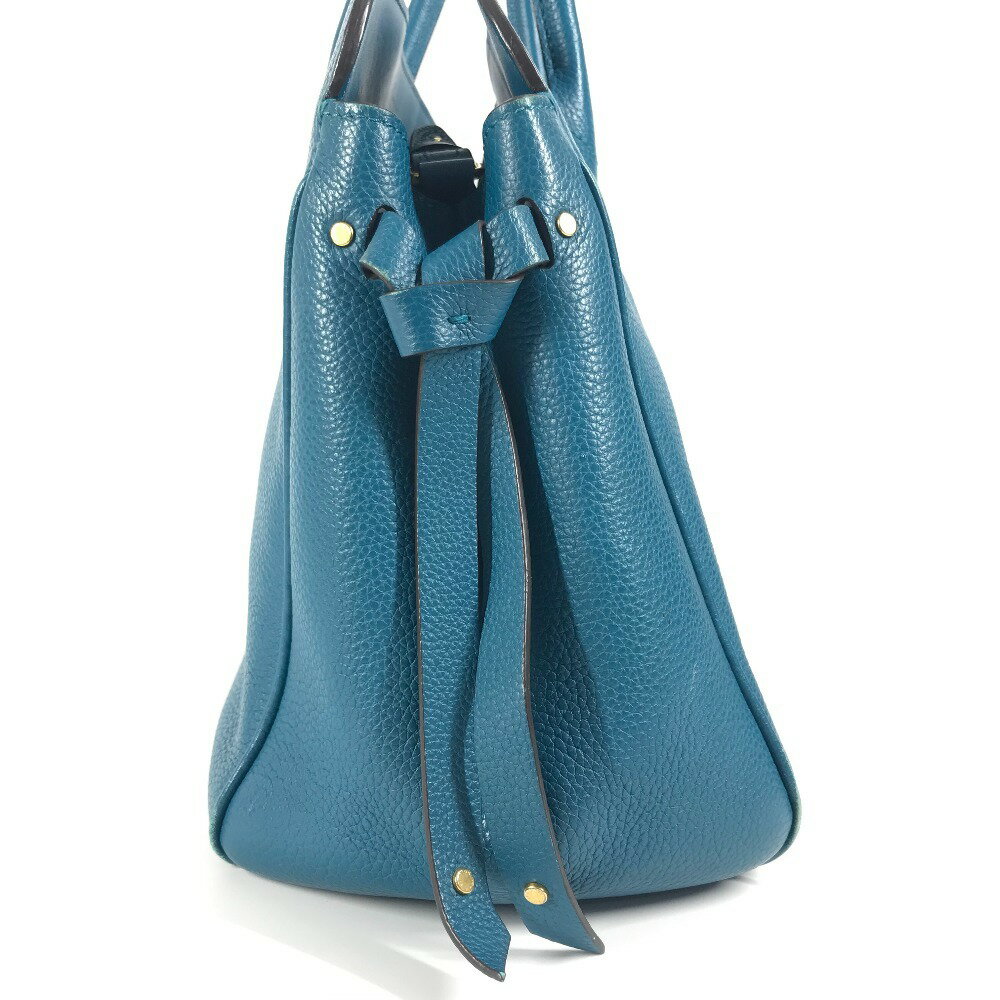 LOUIS VUITTON ルイヴィトン M55023 ミラMM カバン 2WAYバッグ ショルダーバッグ 肩掛け トートバッグ トリヨンレザー レディース コルヴェール ブルー 【中古】