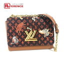 LOUIS VUITTON ルイヴィトン M44408 モノグラム キャットグラム 猫 サック ツイストMM カバン チェーンバッグ 斜め掛け Wチェーン ショルダーバッグ モノグラムキャンバス レディース ブラウン 【中古】
