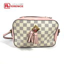 LOUIS VUITTON ルイヴィトン N40155 ダミエアズール サントンジュ カバン 斜め掛け ポシェット タッセル ショルダーバッグ ダミエアズールキャンバス レディース ホワイト 【中古】