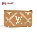 LOUIS VUITTON ルイヴィトン M81165 モノグラムアンプラント ポシェット クレ 財布 小銭入れ キーリング コインケース モノグラムアンプラントレザー レディース アリゾナ ベージュ 【中古】