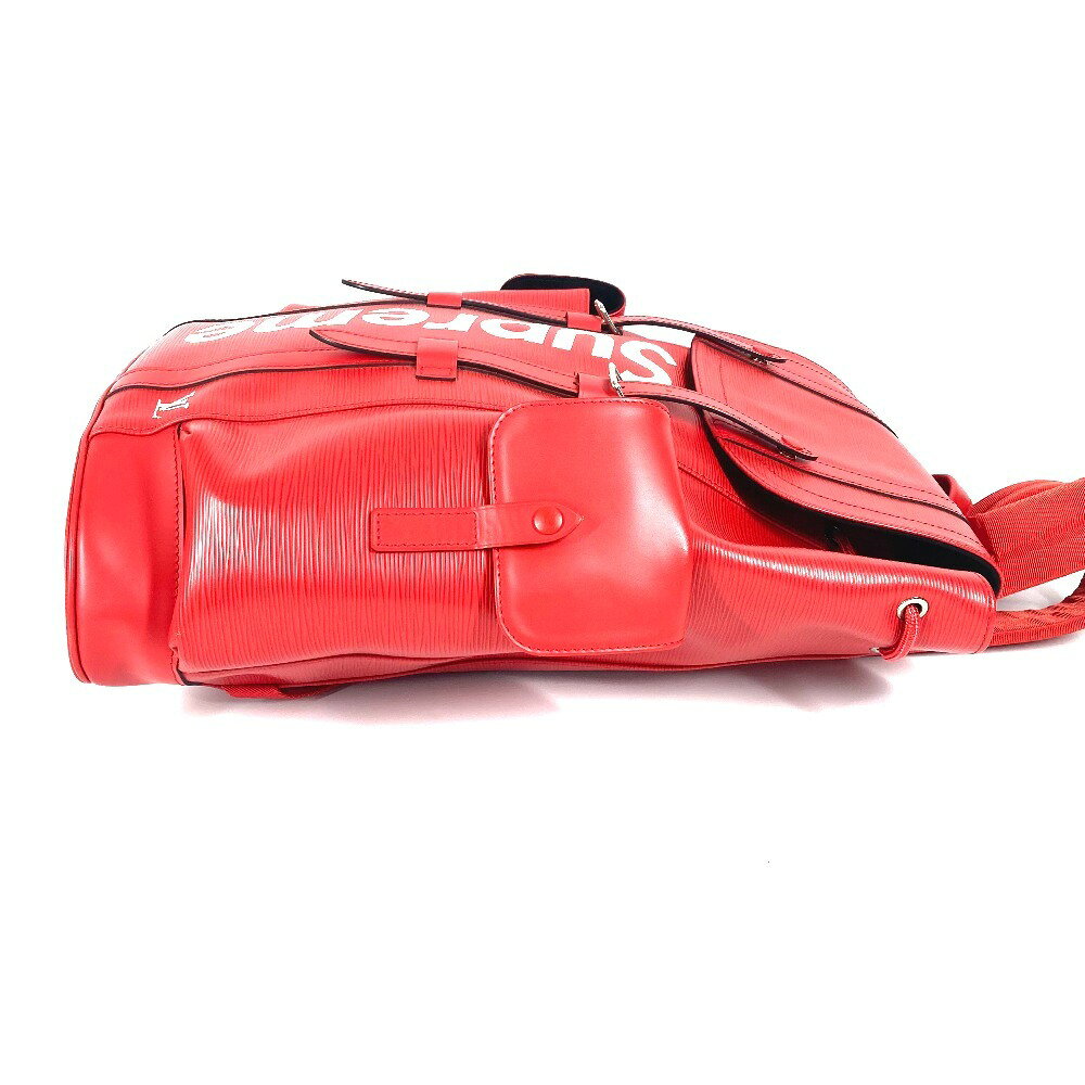LOUIS VUITTON �륤�����ȥ� M53414 ����ץ꡼�� SUPREME ����� ���� ���ꥹ�ȥե���PM 17AW �Хå��ѥå� ���Х� ���å����å� ���ԥ쥶�� ��� ��å� ����š�
