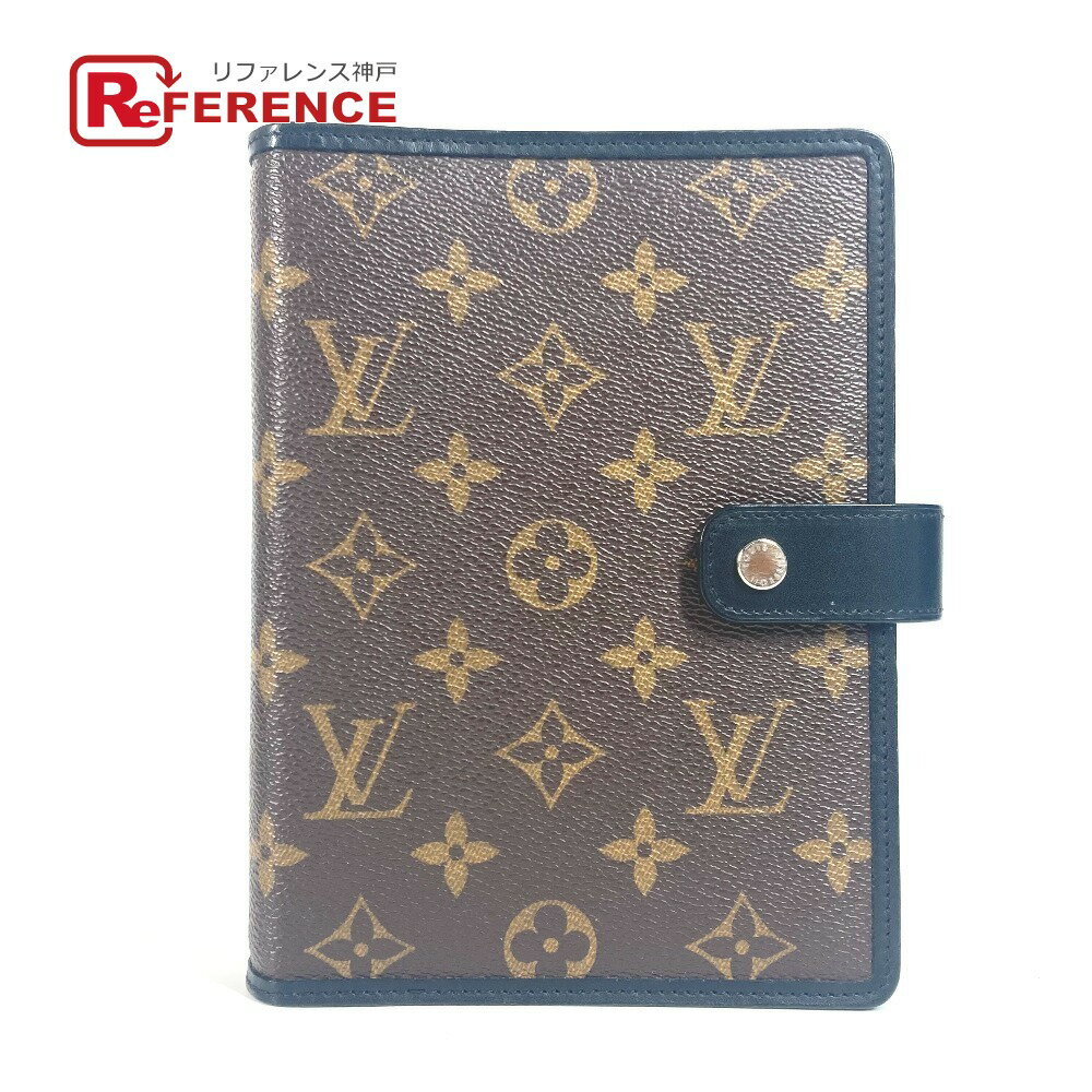 LOUIS VUITTON ルイヴィトン R21084 モノグラムマカサー アジェンダMM システム手帳 ステーショナリー 手帳カバー モノグラムマカサーキャンバス ユニセックス ブラウン 【中古】