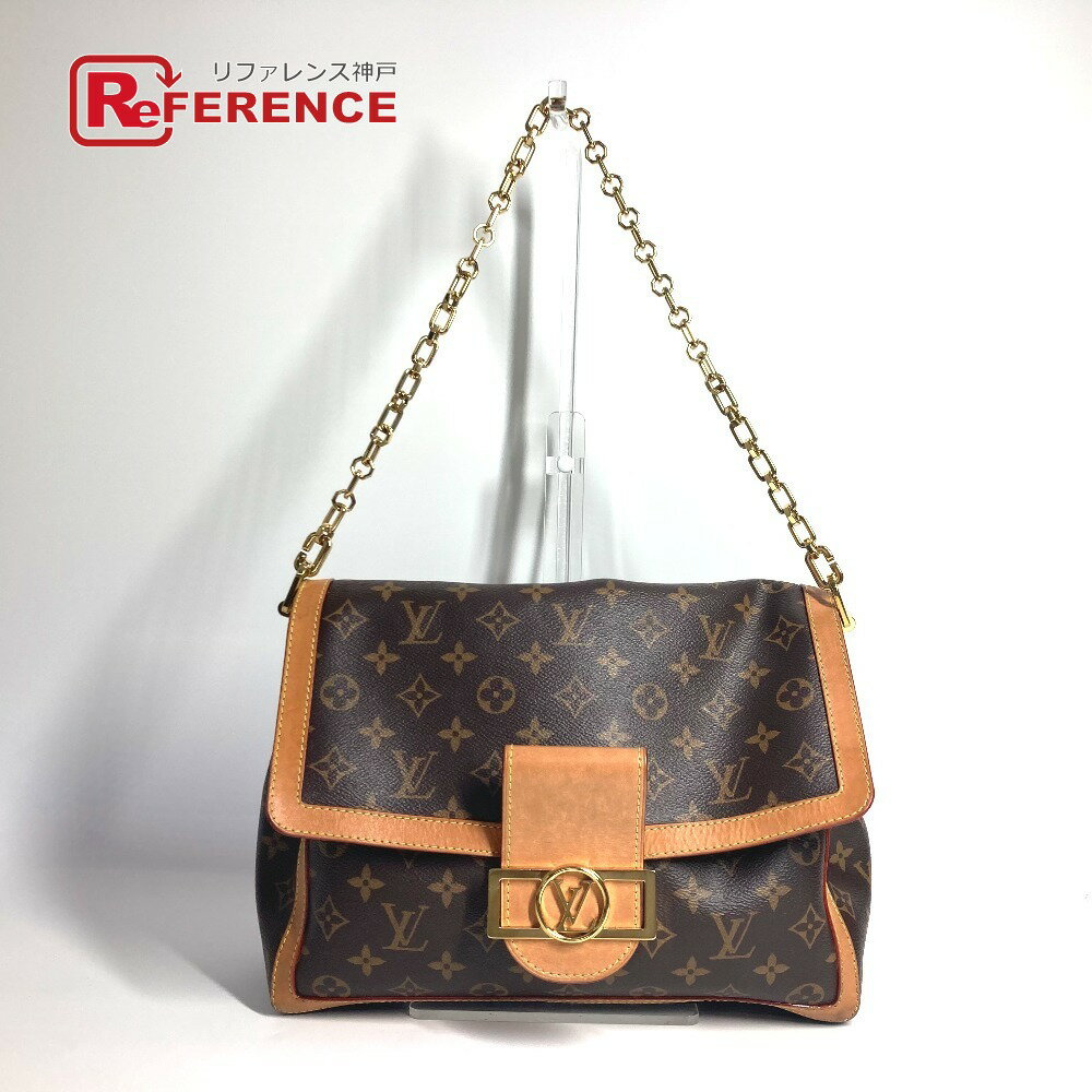 樂天商城 - LOUIS VUITTON ルイヴィトン M47149 モノグラム ドーフィーヌ・ソフト GM カバン 斜め掛け フラップ ハンドバッグ チェーンバッグ 2WAYバッグ ショルダーバッグ モノグラムキャンバス レディース ブラウン 【中古】