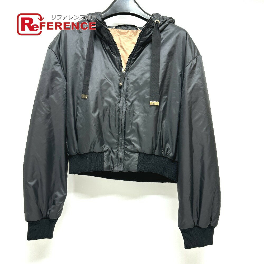 MAX MARA マックスマーラ 24194810546 MAX MARA グリーン ザキューブ ショート アパレル ジャケット ナイロン レディース ブラック 未使用 【中古】