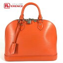 LOUIS VUITTON ルイヴィトン M40623 エピ アルマPM アルマ PM トートバッグ カバン ハンドバッグ エピレザー レディース ピモン オレンジ 【中古】