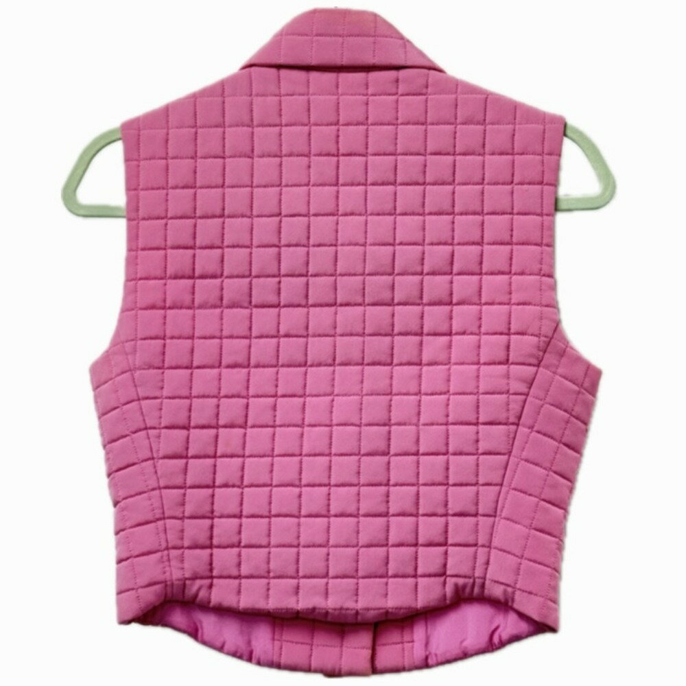 CHANEL シャネル P15739 00S CC ココマーク キルティング 袖なし トップス アウタ...