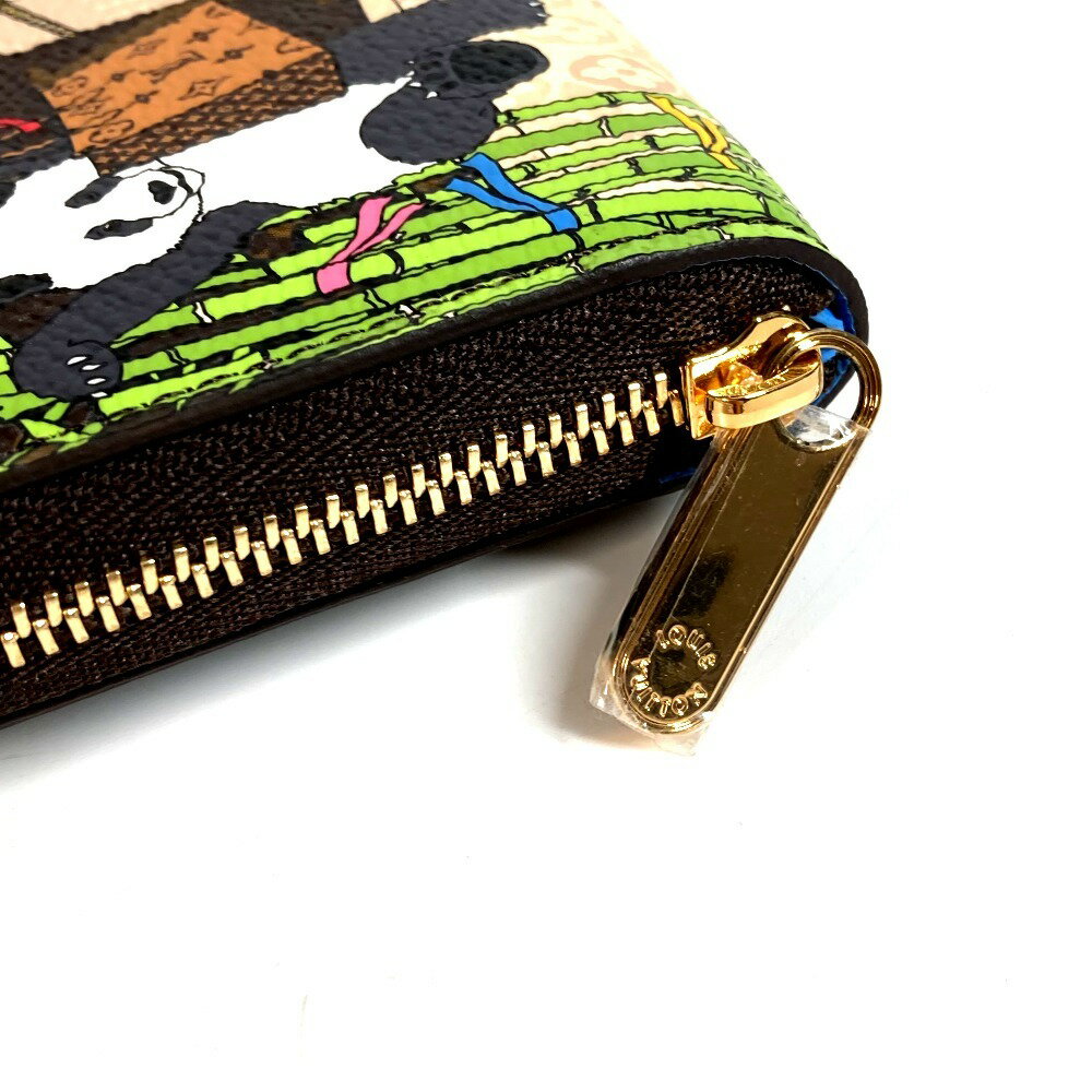 LOUIS VUITTON ルイヴィトン M80865 モノグラム ヴィヴィエンヌ パンダ 万里の長城 ジッピーコインパース 財布 コンパクトウォレット 小銭入れ ラウンドファスナー コインケース モノグラムキャンバス ユニセックス ブラウン 未使用 【中古】