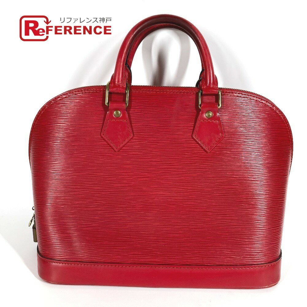 LOUIS VUITTON ルイヴィトン M52147 エピ アルマ カバン トートバッグ ハンドバッグ エピレザー レディース カスティリアンレッド レッド 【中古】