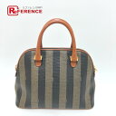 FENDI フェンディ ペカン ボーリング 2WAY カバン バッグ ショルダーバッグ 斜め掛け ハンドバッグ PVC /レザー レディース ブラウン 【中古】