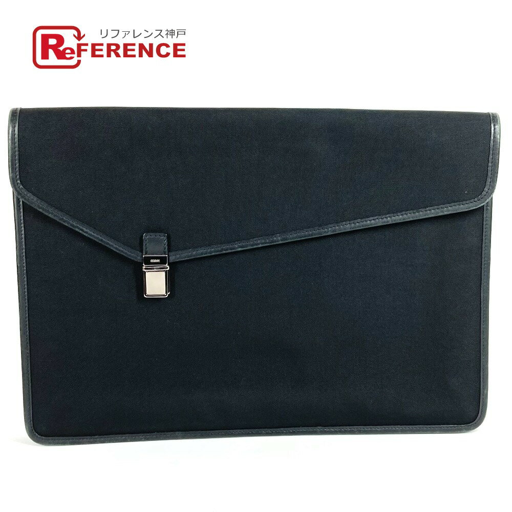 GUCCI グッチ 108841 ロゴ カバン ポーチ セカンドバッグ 書類バッグ クラッチバッグ ナイロン/レザー ..