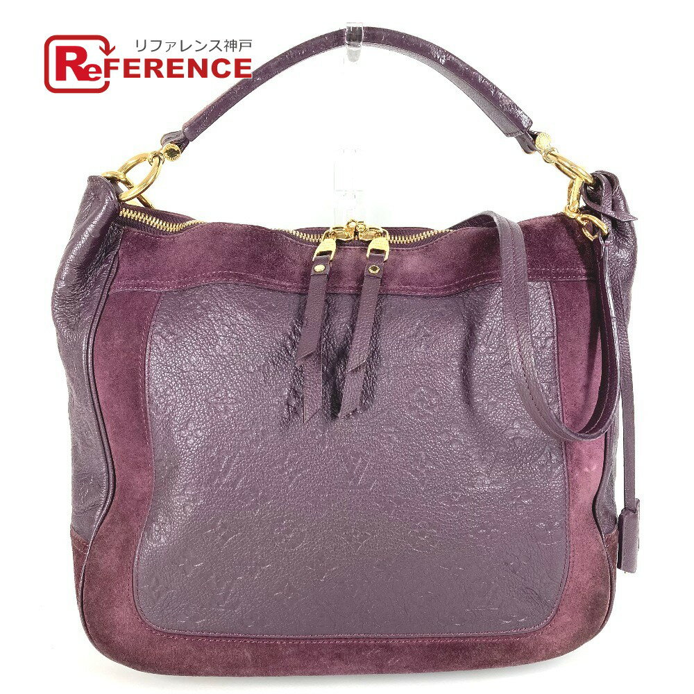 LOUIS VUITTON ルイヴィトン M40583 モノグラムアンプラント オダシューズPM オダシューズ PM カバン 肩掛け トートバッグ ショルダーバッグ モノグラムアンプラントレザー レディース オーブ パープル 【中古】