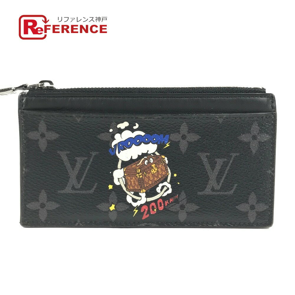 LOUIS VUITTON ルイヴィトン M80932 モノグラムエクリプス コインカードホルダー カードケース コンパクトウォレット 小銭入れ 財布 コインケース モノグラムエクリプスキャンバス ユニセックス ブラック 【中古】