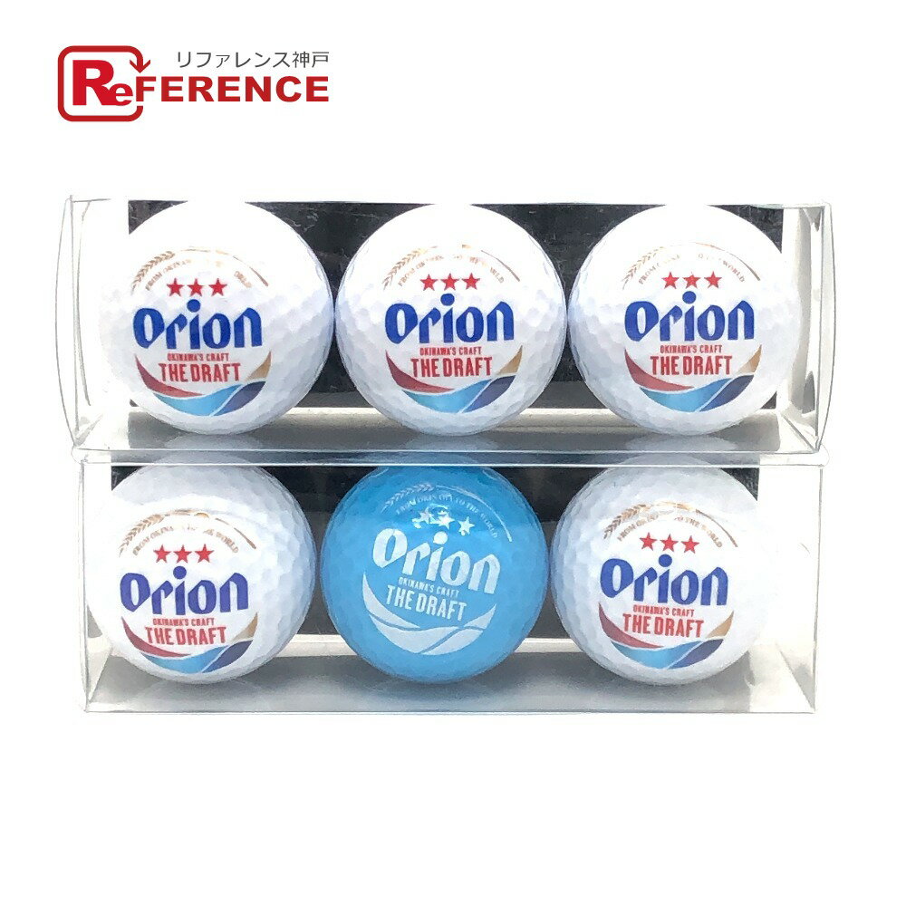 Orion オリオンビール ゴルフボール 3個セット ×2 ゴルフ用品 雑貨 ユニセックス ホワイト 未使用 【中..