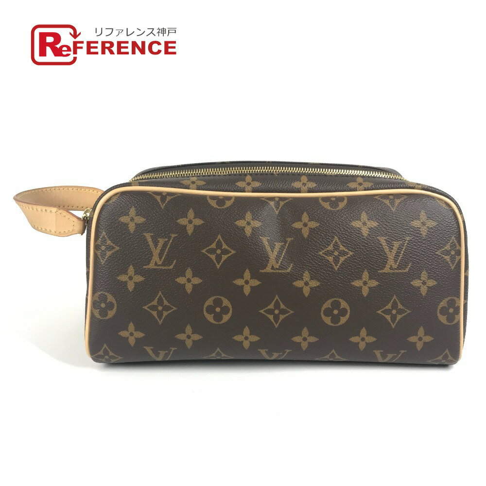LOUIS VUITTON ルイヴィトン M44494 モノグラム ドップ・キット ドップキット カバン クラッチバッグ ポーチ セカンドバッグ モノグラムキャンバス ユニセックス ブラウン 【中古】