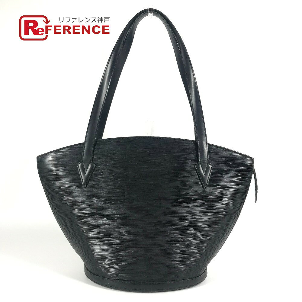 LOUIS VUITTON ルイヴィトン M52262 エピ サンジャックショッピング 肩掛け トートバッグ ショルダーバッグ エピレザー レディース ノワール ブラック 【中古】