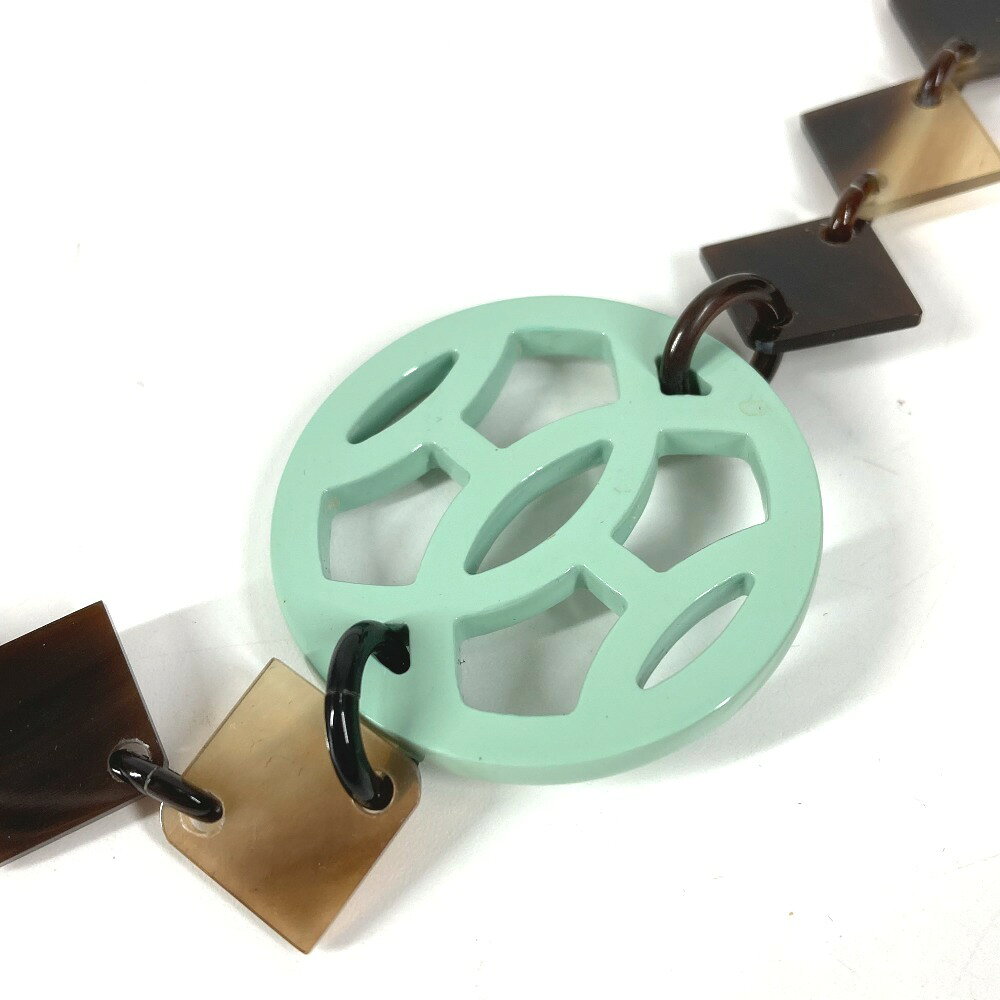 HERMES エルメス collier deva corne de buffle コリエ ディーヴァ バッファローホーン ロゴ アクセサリー ロングネックレス ネックレス バッファローホーン レディース マルチカラー 【中古】 reference-11173999 ブランドショップ リファレンス サンプル画像2