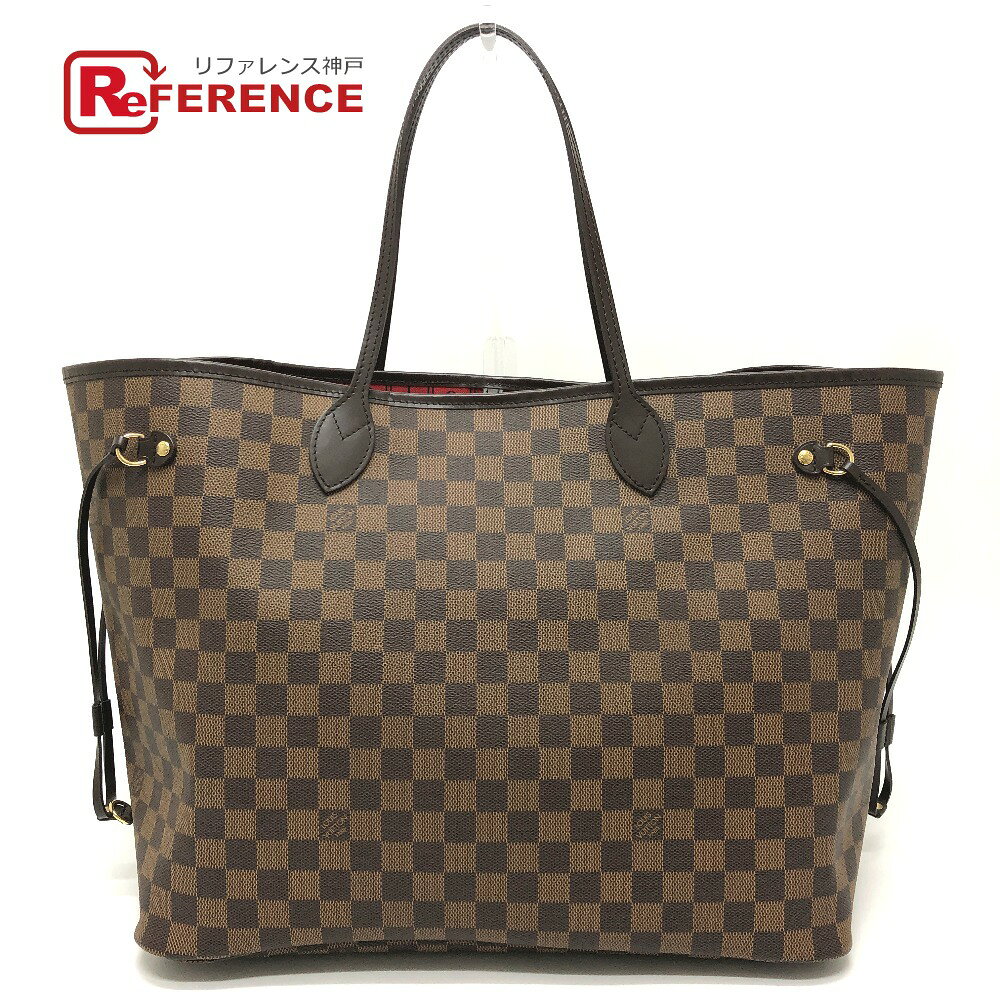 LOUIS VUITTON ルイヴィトン N51106 ネヴァーフルGM カバン 旧型 ハンドバッグ トートバッグ ダミエキャンバス レディース エベヌ ブラウン 【中古】