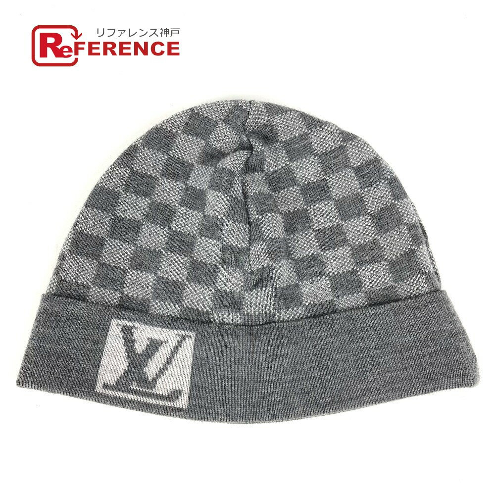 LOUIS VUITTON ルイヴィトン M70606 ボネ プティ ダミエ ビーニー 帽子 ニット帽 ニットキャップ ニッ..