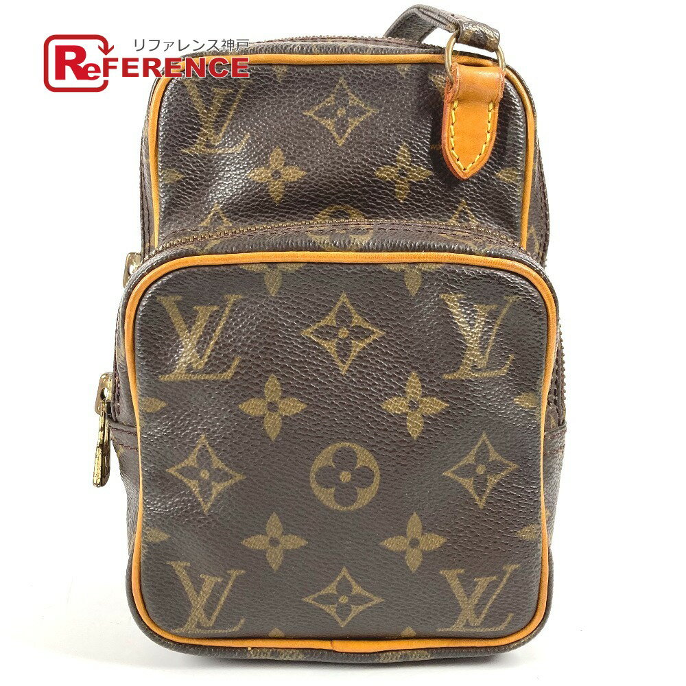 LOUIS VUITTON ルイヴィトン M45238 モノグラム ミニアマゾン ミニ アマゾン 斜め掛け カバン ポシェット ショルダーバッグ モノグラムキャンバス ユニセックス ブラウン 【中古】