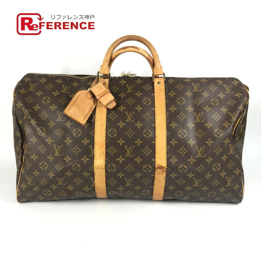 LOUIS VUITTON ルイヴィトン M41424 モノグラム キーポル55 キーポル55 カバン 旅行バッグ トラベルバッグ ハンドバッグ ボストンバッグ モノグラムキャンバス ユニセックス ブラウン 【中古】