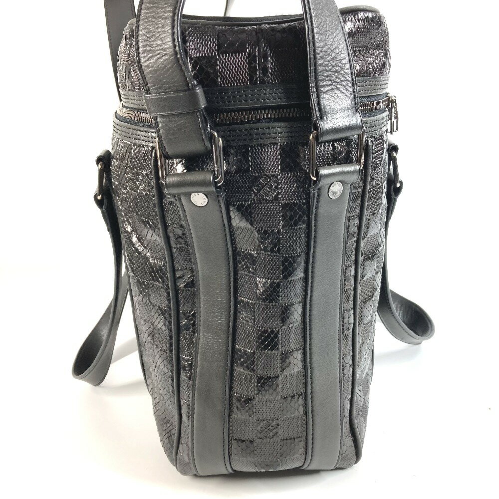 LOUIS VUITTON ルイヴィトン M95800 ダミエ パイソン DJバッグ カバン 2WAYバッグ ハンドバッグ ショルダーバッグ ボストンバッグ パイソン/レザー ユニセックス ボストンバッグ 【中古】