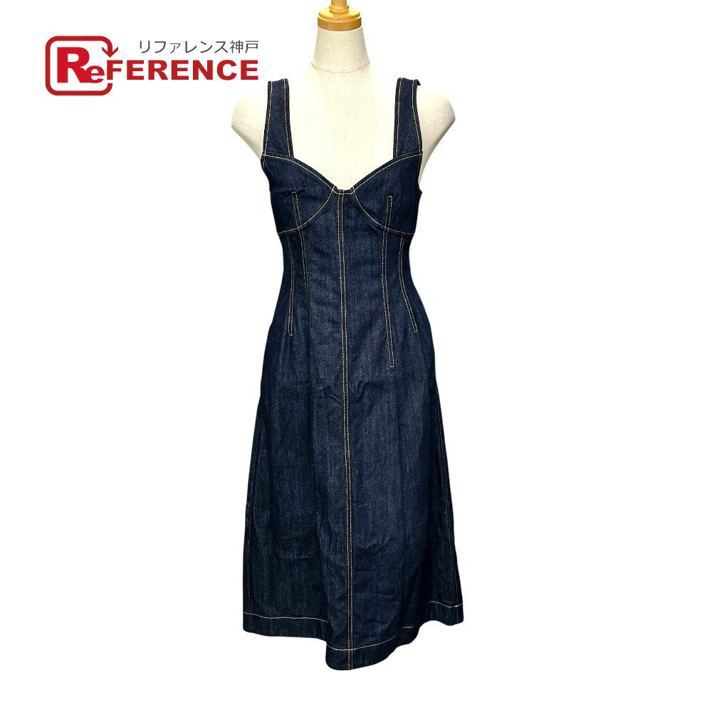 【商品情報】 【商品番号】129101-25288-14 ブランドルシェルブルー モデルシェイプラインデニムドレス タイプノースリーブ アパレル スカート 形状ワンピース 型番19A65308 対象レディース カラーブルー 素材デニム 生産国JAPAN サイズ 表記サイズ：36着丈：120cm身幅：38cm実寸サイズには多少の誤差がある場合があります。 付属品なし 商品説明 メリハリのある美しいウエストラインが特徴の、モードなデニムワンピースです。 厚手のデニム地を使用しており、裾にかけて広がるフレアシルエットが女性らしさを引き立てます。 1枚での着用はもちろん、タートルネック等のレイヤードスタイルも楽しめる1着です。 【商品状態】 程度ランク 中古SAランク 特記事項品質表示タグ有り、ブランド表示タグ有り国内発送は全商品送料無料！ ※海外配送には適用されません。