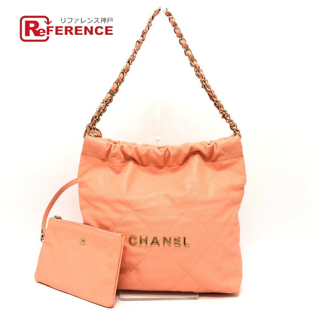CHANEL 正規品 春ピンク バッグ 大きめココモチーフ付 コーラルピンク 新作CHANELマトラッセ コーラルピンク入手困難☆ショルダー直営