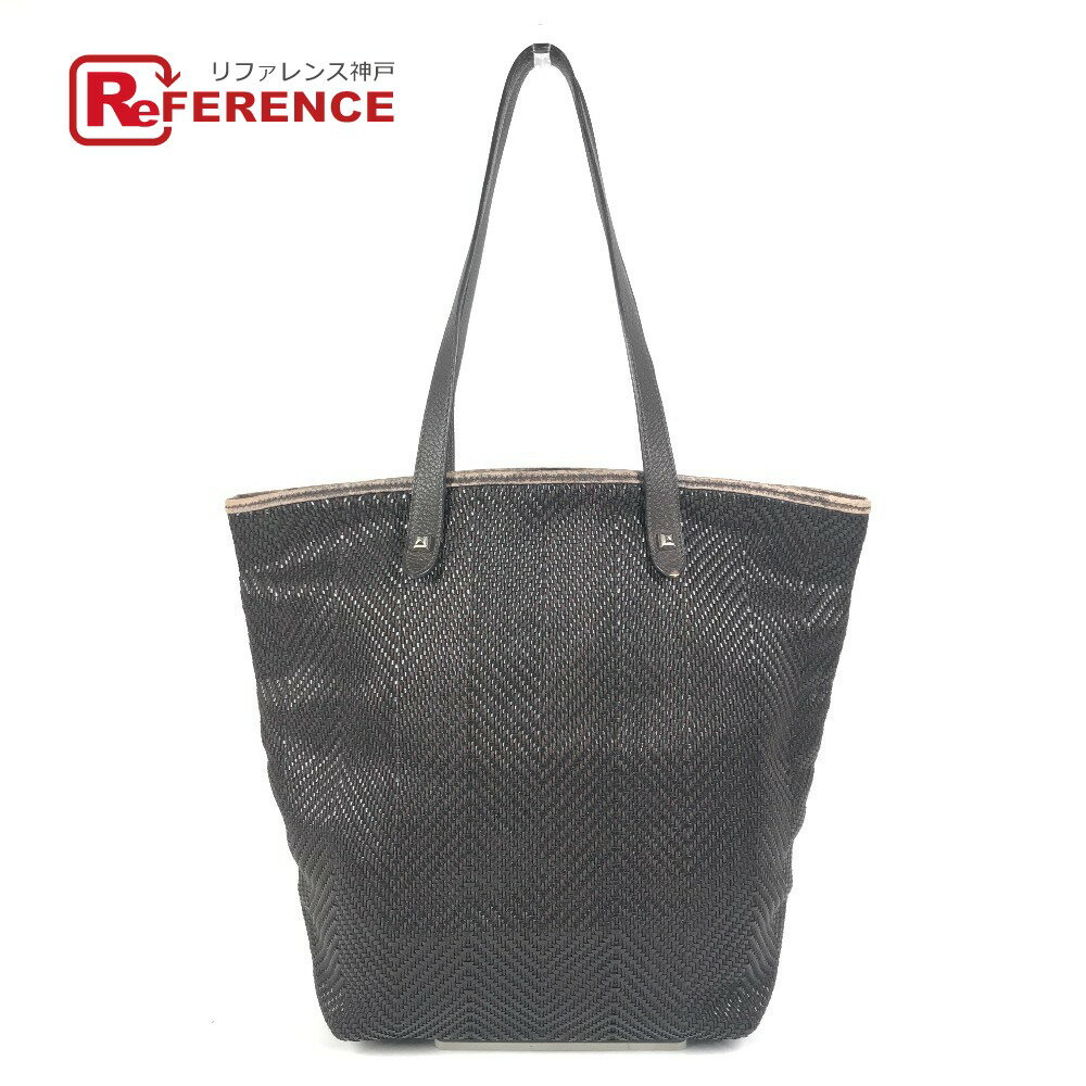 HERMES エルメス チェンナイMM チェンナイ MM カバン トートバッグ 肩掛け メッシュ ばけつ型 ショルダーバッグ レザー /ポリエステル ユニセックス ブラウン 【中古】