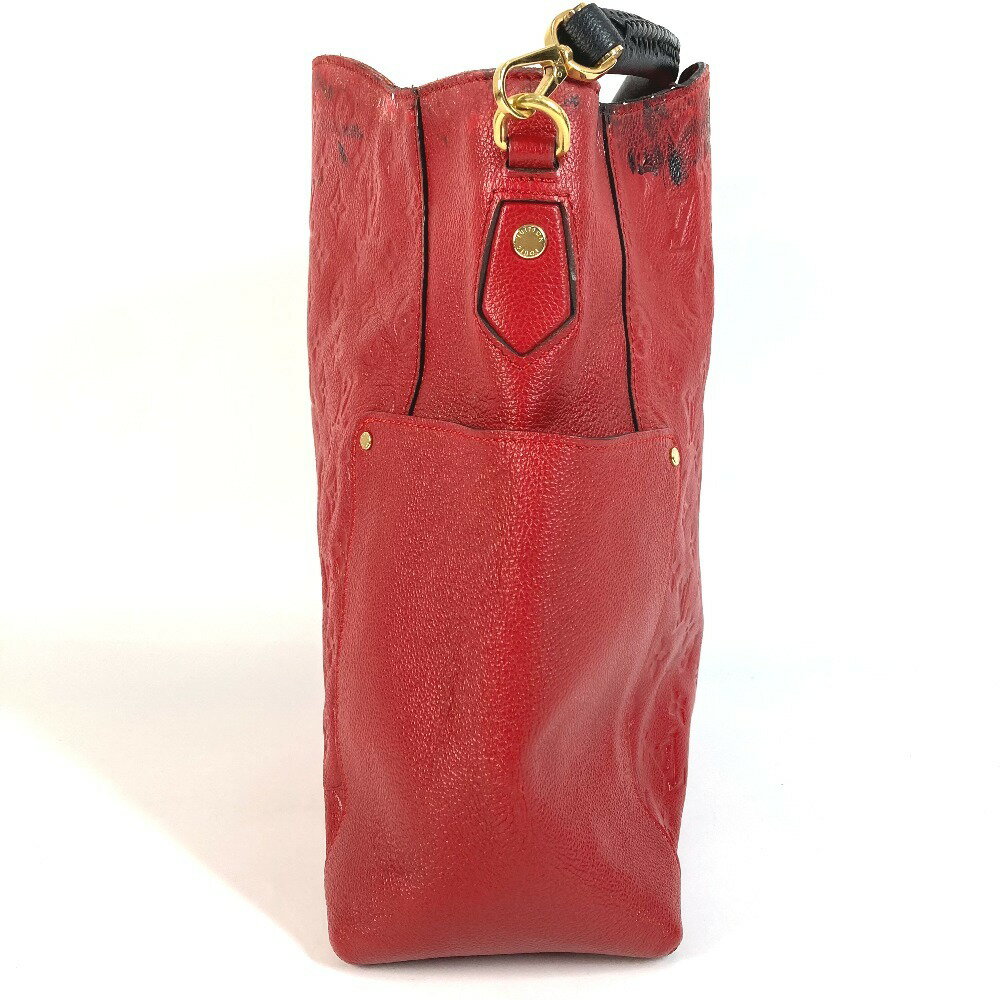 LOUIS VUITTON ルイヴィトン モノグラムアンプラント バガデル カバン 肩掛け トートバッグ ショルダーバッグ モノグラムアンプラントレザー ユニセックス レッド 【中古】