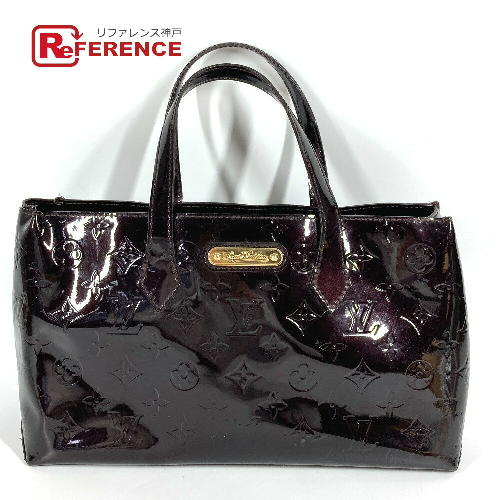 LOUIS VUITTON ルイヴィトン M93641 モノグラムヴェルニ ウィルシャー PM ウィルシャーPM トートバッグ カバン ハンドバッグ モノグラムヴェルニキャンバス レディース アマラント パープル 【中古】
