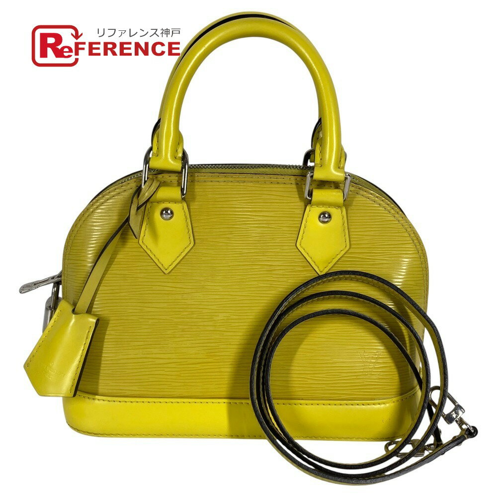 LOUIS VUITTON ルイヴィトン M40981 エピ アルマBB アルマ BB 2WAYバッグ ショルダーバッグ 斜め掛け カバン ハンドバッグ エピレザー レディース ピスタッシュ イエロー 【中古】
