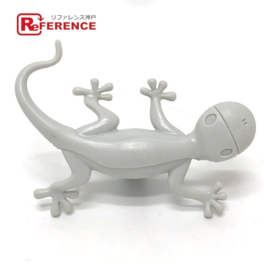 Audi アウディ トカゲ デザインゲッコー 車 飾り カーアクセサリー 雑貨 ラバー レディース グレー 【中古】