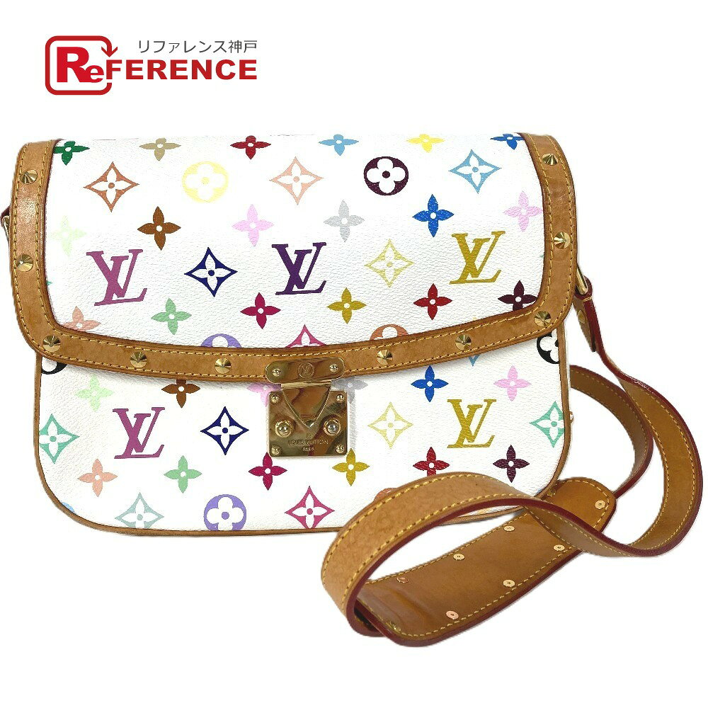 Louis Vuitton スタッズ付きショルダーバッグ ルイ·ヴィトン】ゴールドカラーのスタッズでモノグラム·パターンを描い