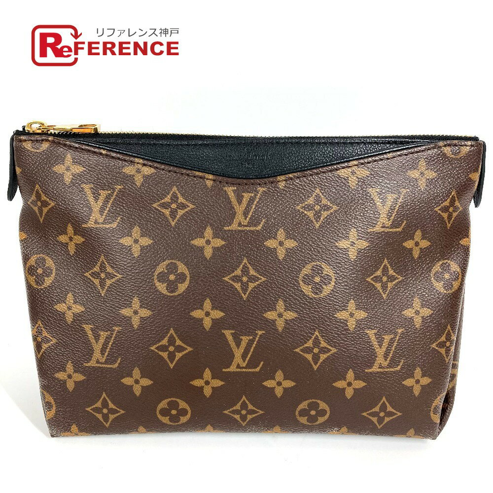 LOUIS VUITTON ルイヴィトン M64124 モノグラムパラス ビューティケース カバン メイクポーチ 化粧ポーチ クラッチバッグ モノグラムキャンバス ユニセックス ブラウン 【中古】