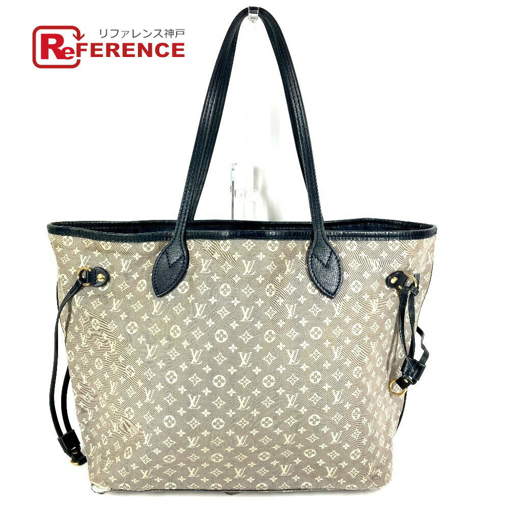 LOUIS VUITTON ルイヴィトン M40514 モノグラムイディール ネヴァーフルMM ネヴァーフル MM トートバッグ 肩掛け バッグ カバン ショルダーバッグ モノグラムイディール ユニセックス ネイビー 【中古】