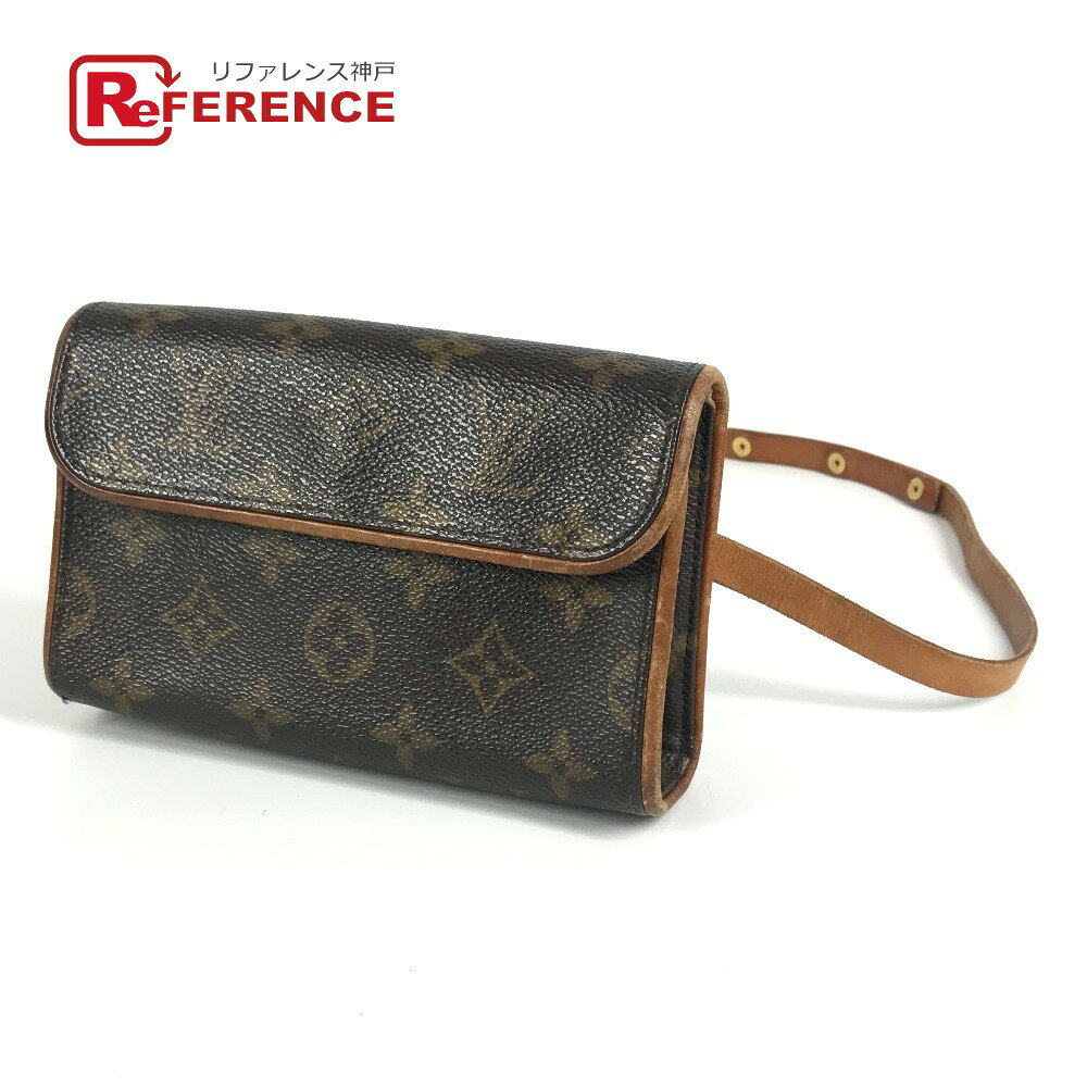 LOUIS VUITTON ルイヴィトン M51855 モノグラム ポシェット フロランティーヌ カバン ベルトバッグ ボディバッグ クロス ウエストバッグ モノグラムキャンバス レディース ブラウン 【中古】