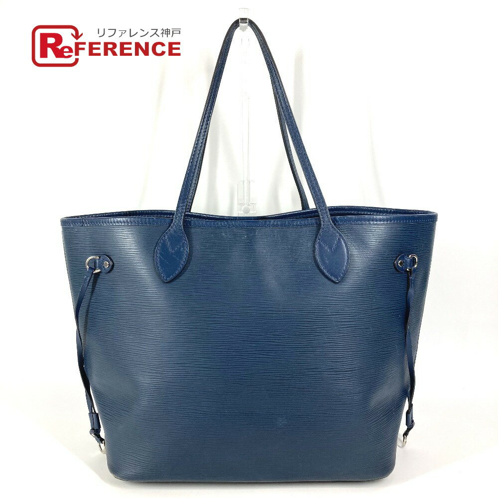 LOUIS VUITTON ルイヴィトン M40885 エピ ネヴァーフルMM ネヴァーフル MM カバン トートバッグ 肩掛け ショルダーバッグ エピレザー ユニセックス アンディゴブルー ネイビー 【中古】