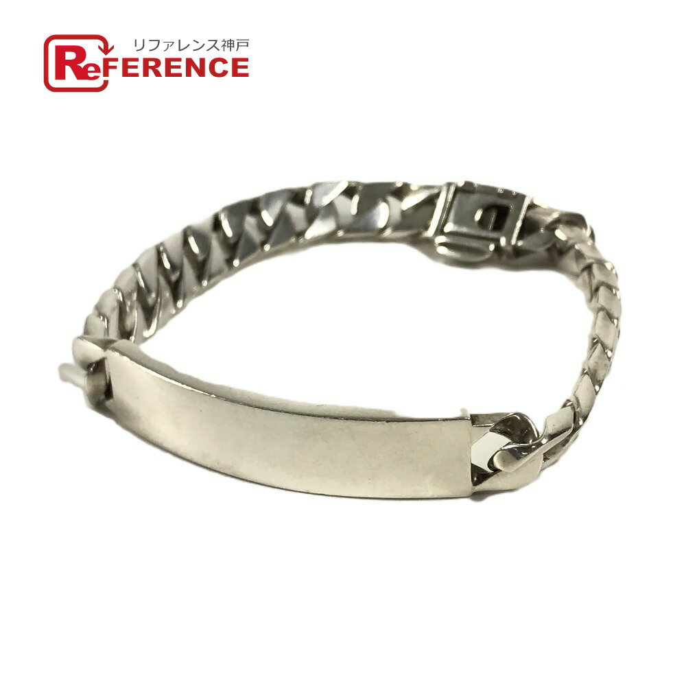 TIFFANY&Co. ティファニー IDプレート ロゴ アクセサリー ジュエリー ブレスレット SV925 ユニセックス シルバー 【中古】