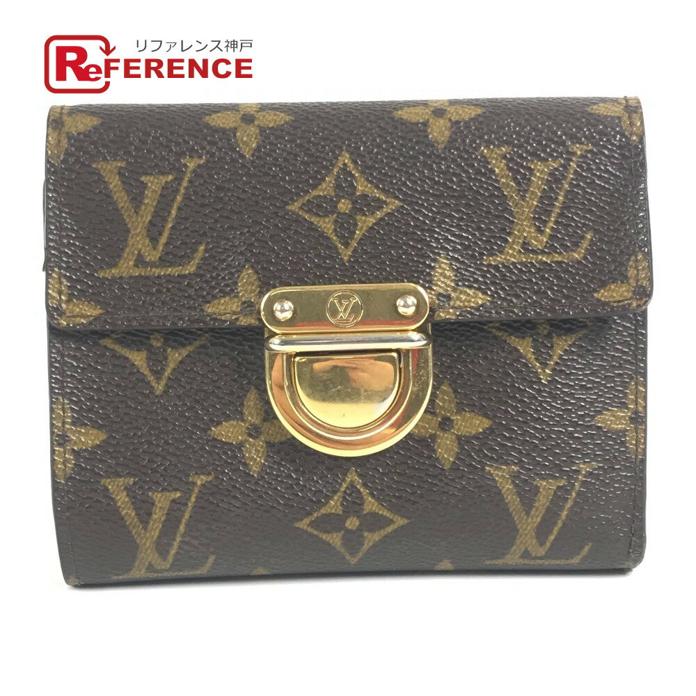 LOUIS VUITTON ルイヴィトン M58013 モノグラム ポルトフォイユ コアラ コンパクトウォレット 3つ折り財布 モノグラムキャンバス ユニセックス ブラウン 【中古】