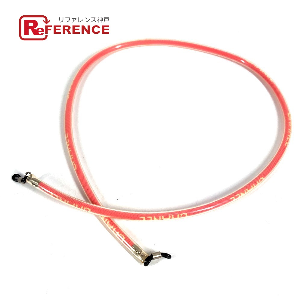 CHANEL シャネル アイウェア サングラス 眼鏡 00T グラスコード メガネストラップ メガネ掛け ストラップ キャンバス /ビニール レディース ピンク 【中古】