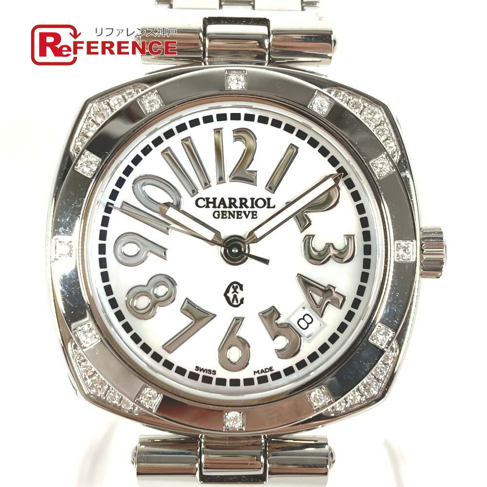CHARRIOL シャリオール ALEXLD3.950.801 EH 50th 限定 50周年 アレキサンダー ロゴ レディースウォッチ ウォッチ 時計 腕時計 SS レディース シルバー 新品同様 【中古】